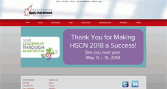 Desktop Screenshot of hscn.org